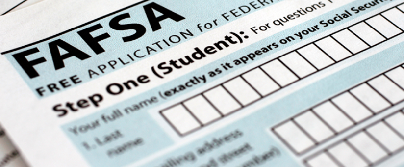 photo of paper FAFSA